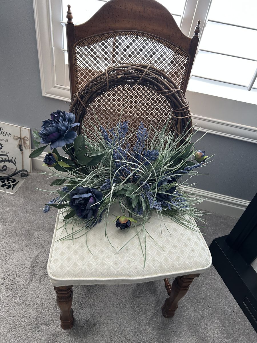 Large New Deep Blue Wreath