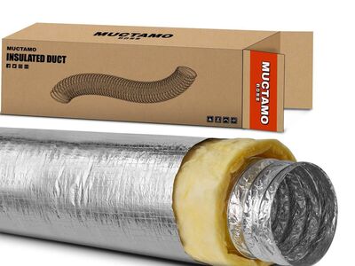 Flexible Duct 6 Inch 25 Feet R4.2 Insulated