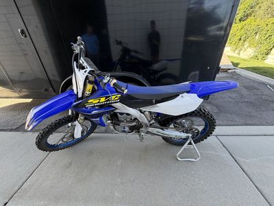 2019 Yamaha YZ250F Dirt Bike - 4-Stroke, 140 Hours, Blue/White
