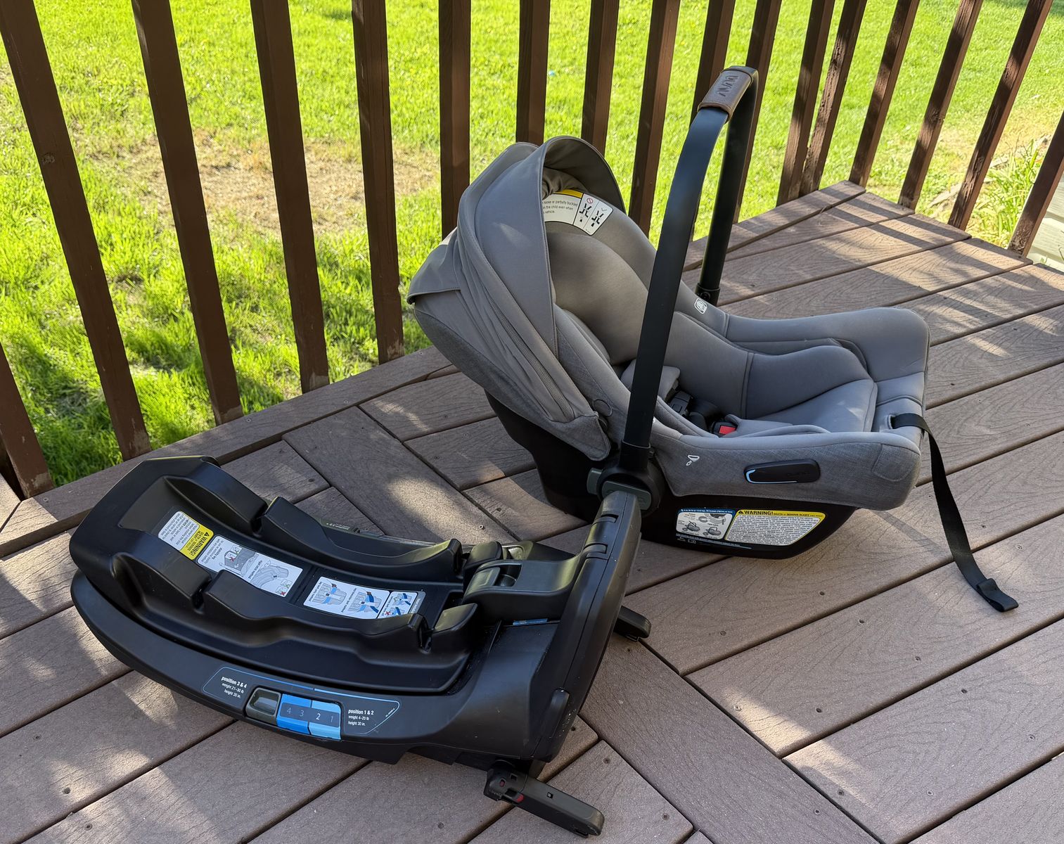 Nuna Pipa Aire RX infant Car Seat + Base