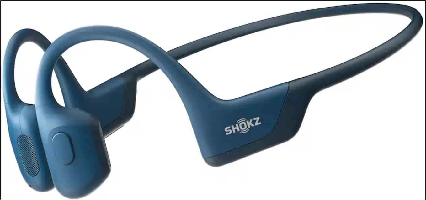 New In box Shokz OpenRun Pro Bone Conduction Headphones (Steel Blue)