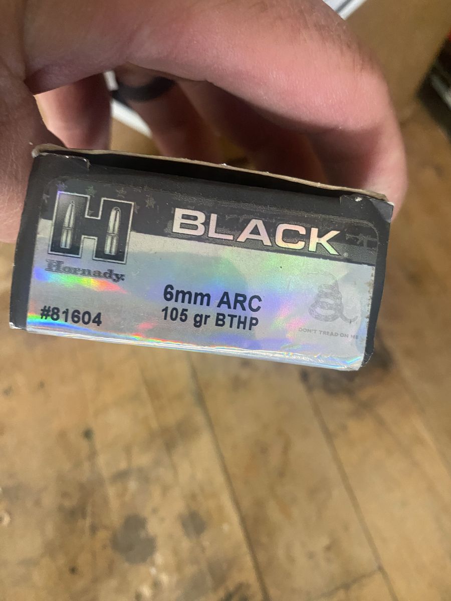 6mm arc Hornady