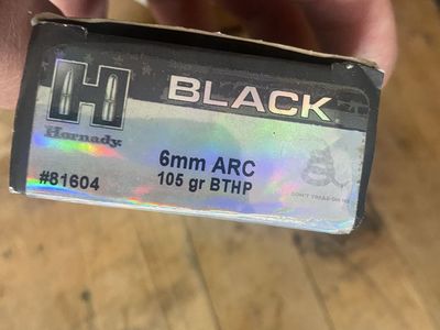 6mm arc Hornady