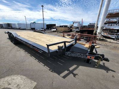 2026 RawMaxx 8.5X22 ECX Car Hauler Flatdeck Equipm