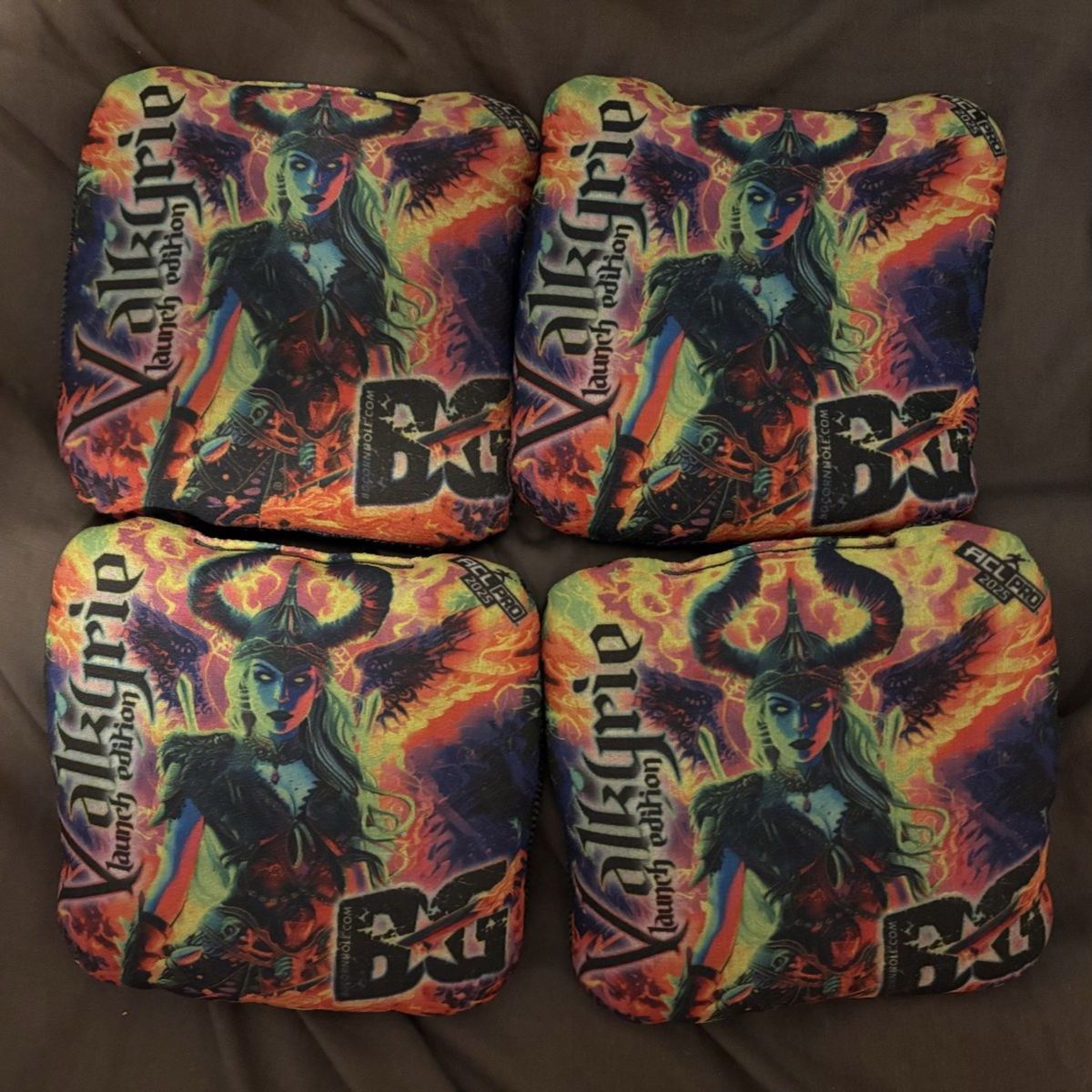 BG Valkyrie Launch Edition Cornhole Bags - Set of 4 (ACL Pro 2025)