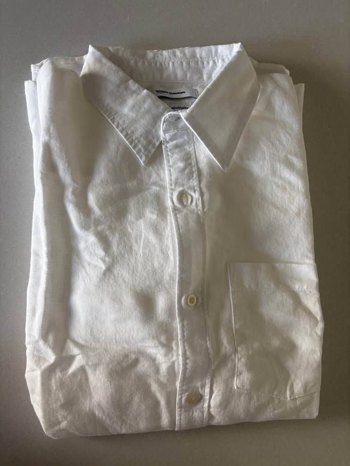 Amazon Essentials white shirt -Small
