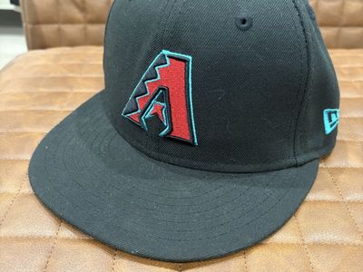 New Era Arizona Diamondbacks MLB 59FIFTY Fitted Hat Cap Black 6 7/8