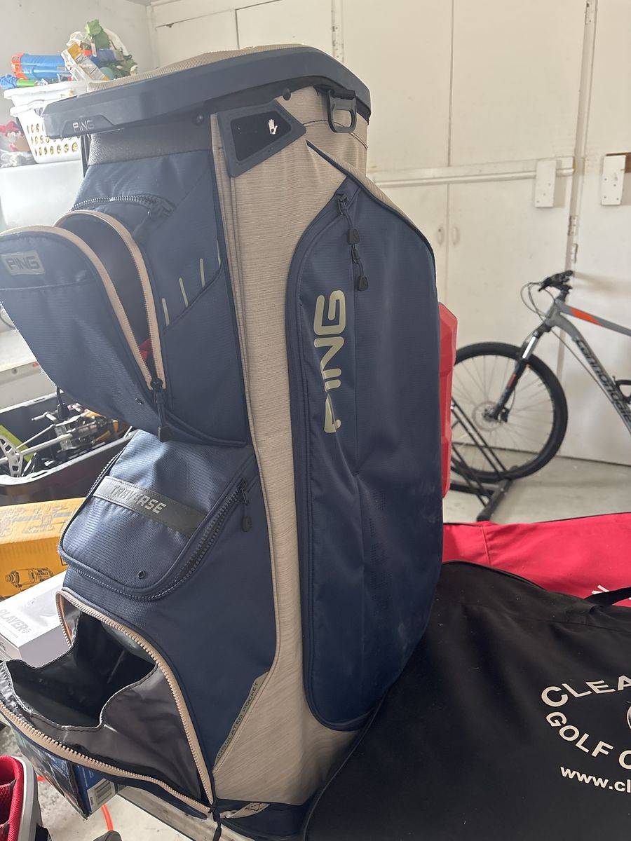 Ping Traverse Cart Golf Bag Blue Tan