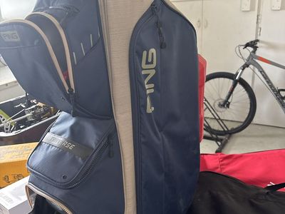 Ping Traverse Cart Golf Bag Blue Tan