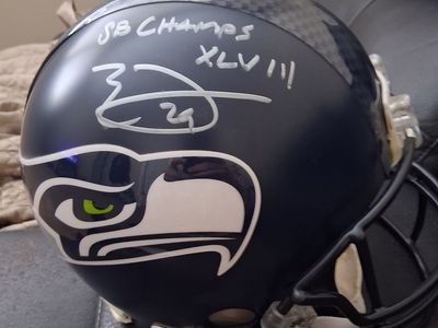 Signed Earl Thomas Seattle Seahawks Helmet