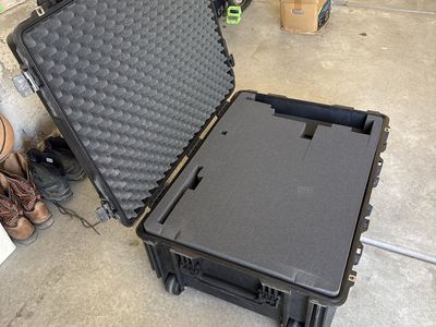 Pelican 1730 Protector Case with Foam - Black, Watertight, Hard Case, Wheels