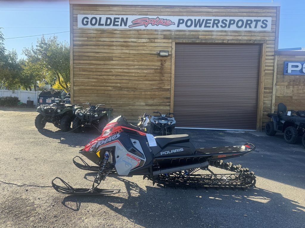 2025 Polaris® 850 RMK KHAOS 165 Storm Gray / Indy Red