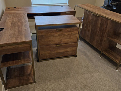 3 piece office furniture