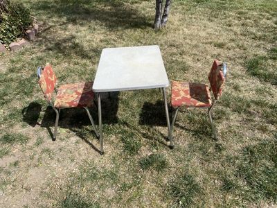 Vintage Child’s Table And Chairs