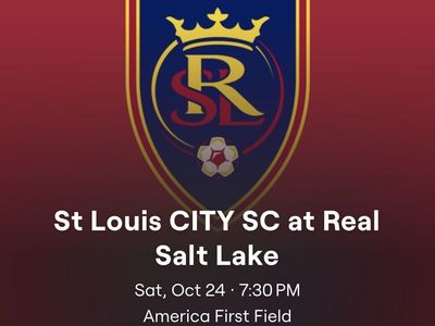 2 Real Salt Lake vs St. Louis CITY SC Tickets - Oct 24, America First Field, Section 235 Row J