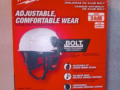 New Milwaukee Bolt 24db Earmuffs