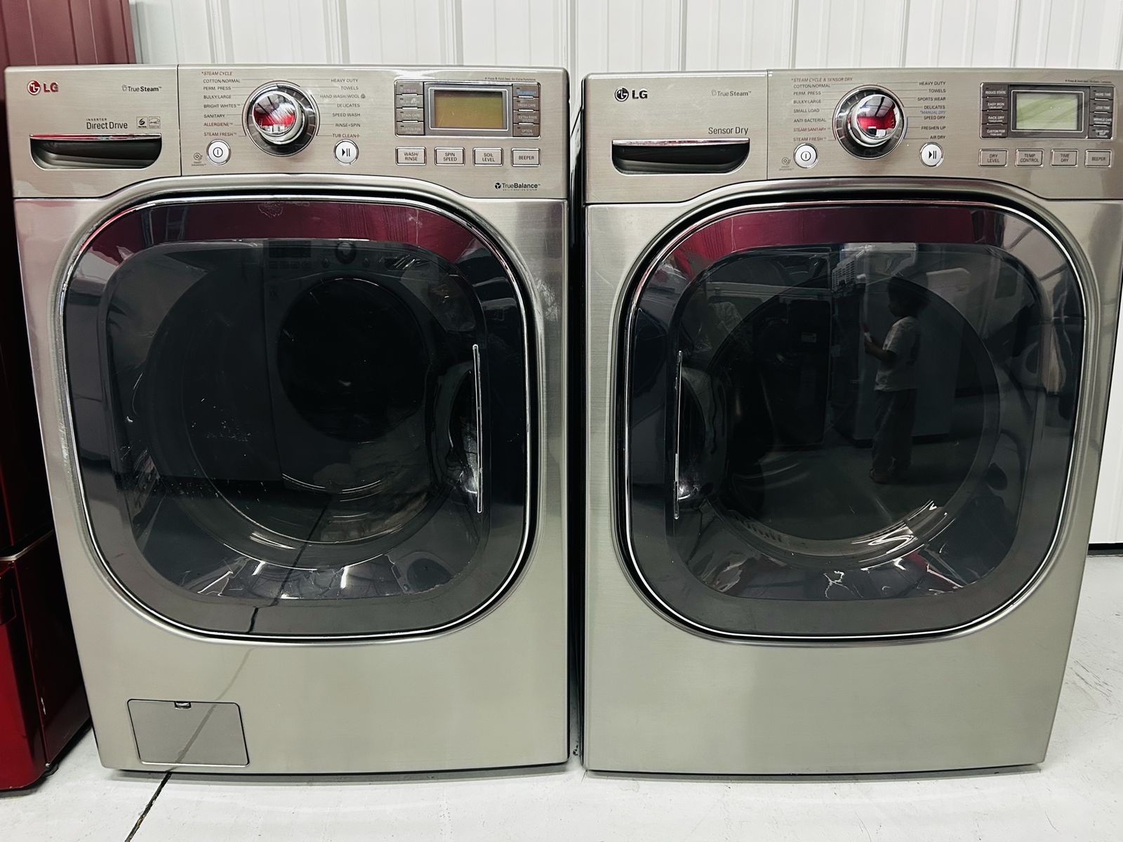 Lg True Steam Electric Front Load Set