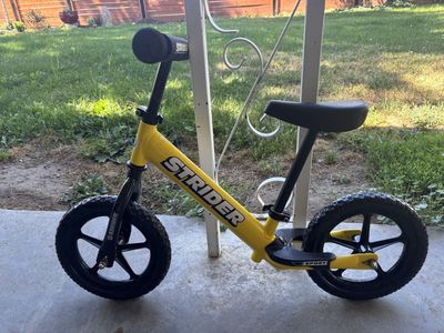 Yellow Strider Sport Bike
