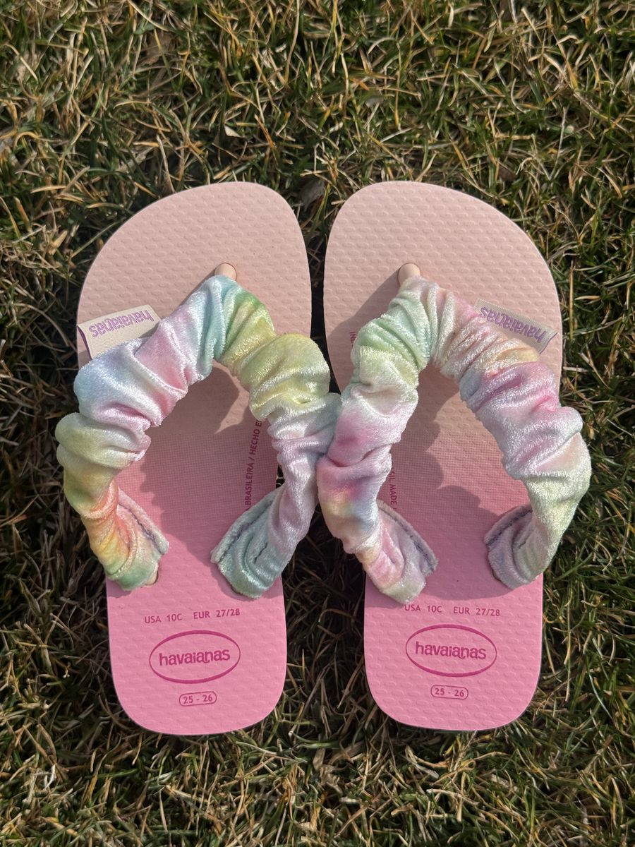 Girls Havaianas Flip Flops Size 10