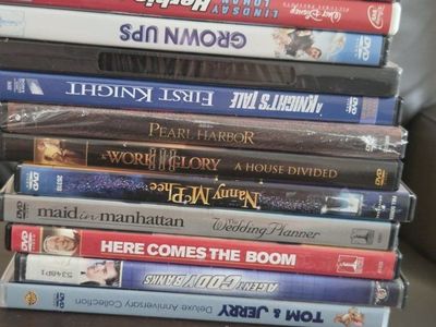 Assorted DVD Movie Collection - Shrek, James Bond, Disney, Family, Action, Comedy, Drama Films over 50 dvds kids. comedy to chur