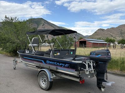 Spectrum aluminum fishing boat