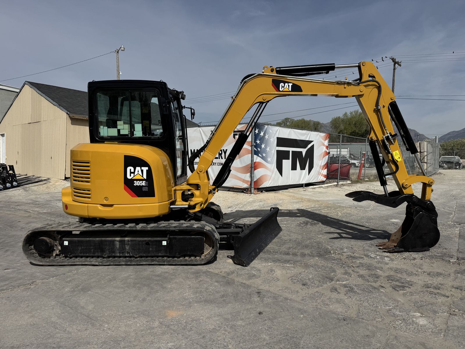 2020 Cat 305E2 CR Mini Excavator Tractor 2,379 Hours Thumb, Angle Blade, Ready To Work