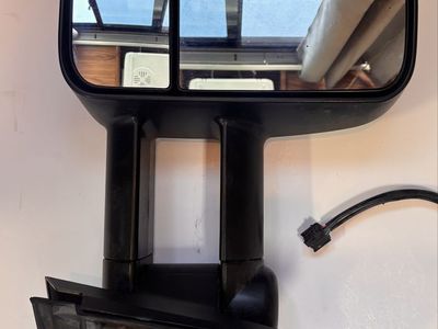 Black Textured Passenger Side Mirror 2007-2013 Chevy Silverado GMC Sienna Truck Used. Replacement Part