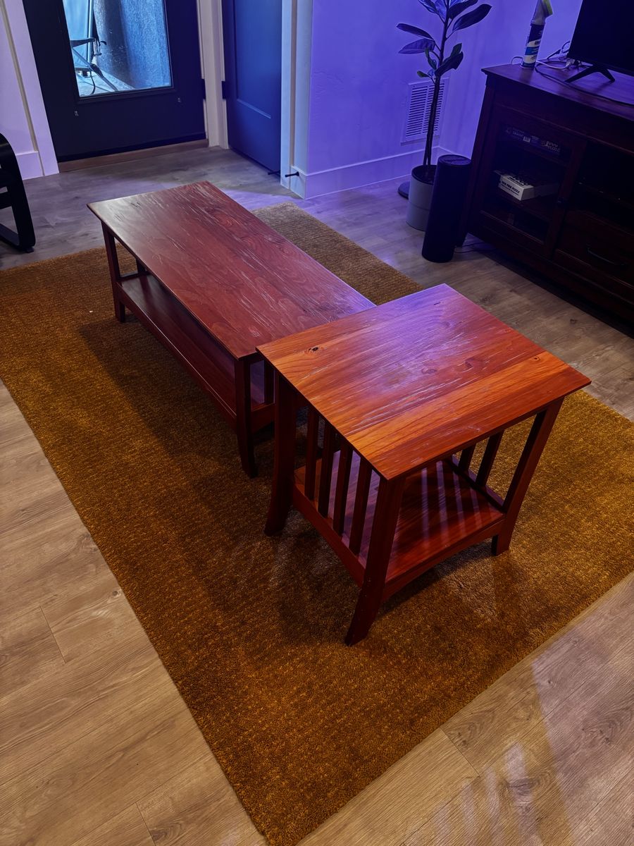Coffee table and End table