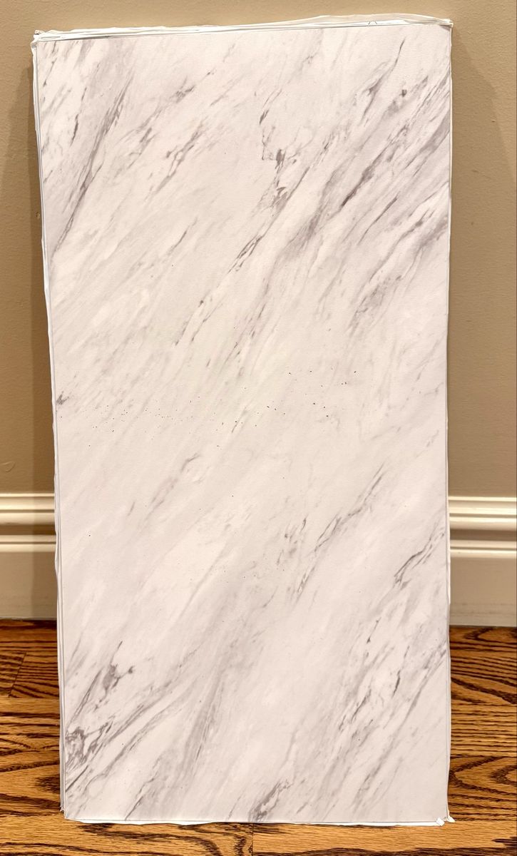 TrafficMaster Peel and Stick Vinyl Tile White Marble 12x24 3 + Boxes