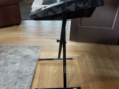 On-Stage Stands KS7190 Single-X Keyboard Stand, Adjustable Height, Portable