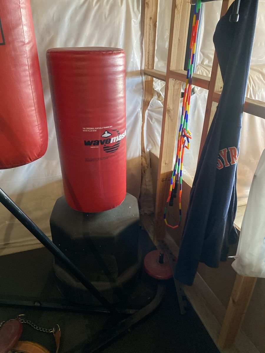 Punching bag, and kicking bag