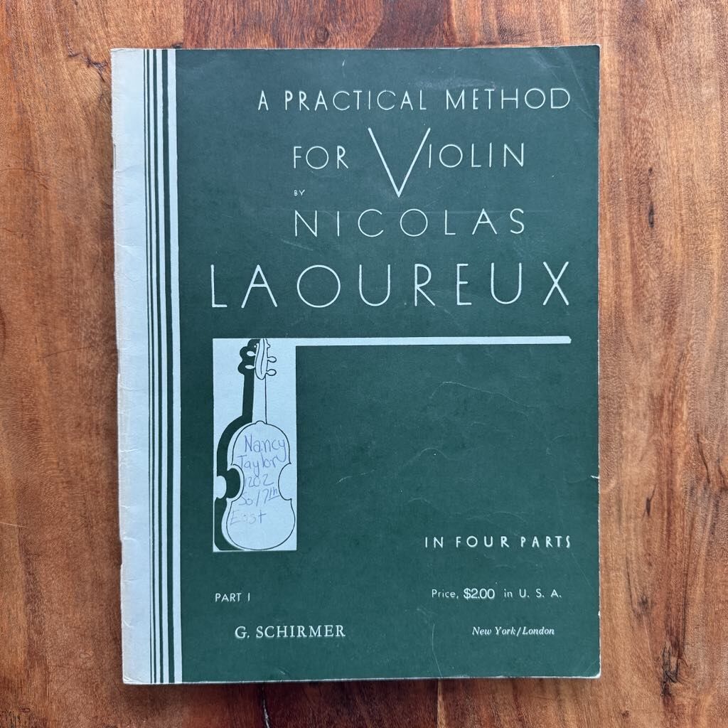 A Practical Method for Violin - Nicolas Laoureux - Part 1 - 1943