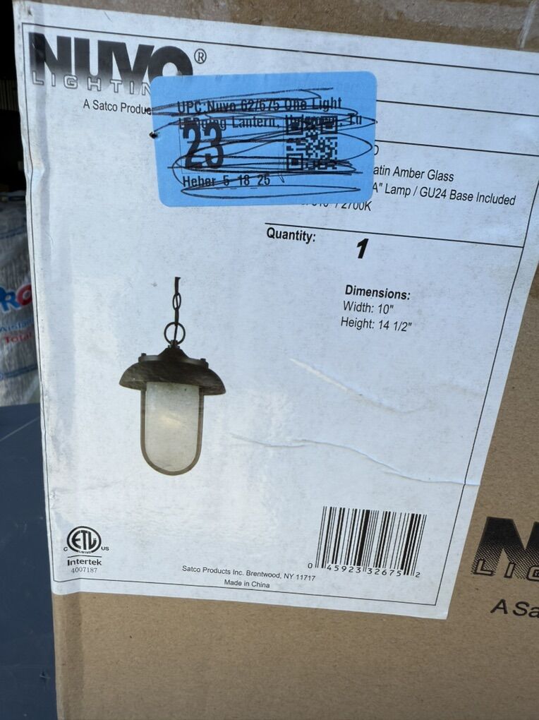 Nuvo Lighting Hanging Outdoor Led Light