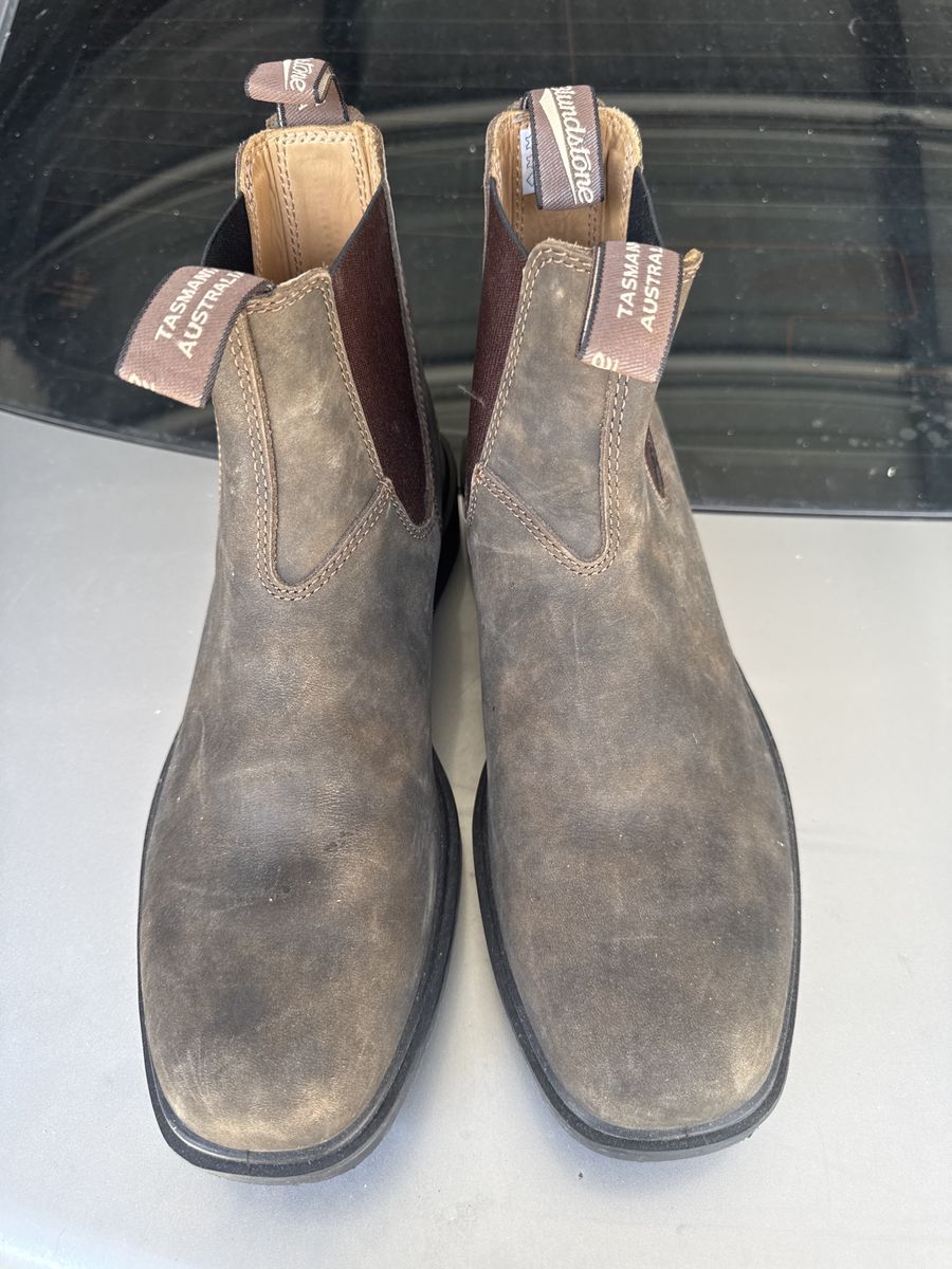 Blundstone 585 Original Chelsea Boots Men's Size 9 Brown Leather pull-on