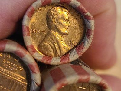1961 p uncirculated Lincoln penny roll