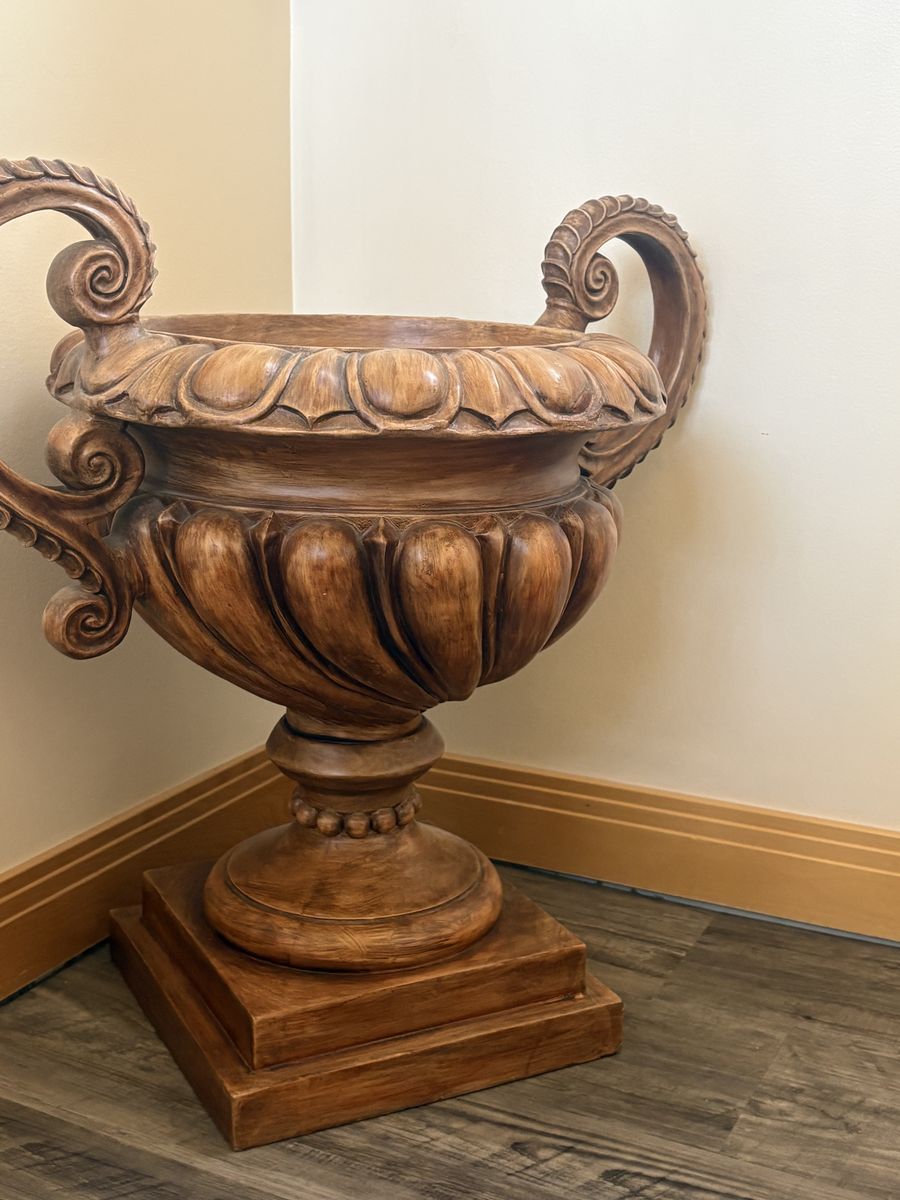 Pair Of Wooden designed Planters