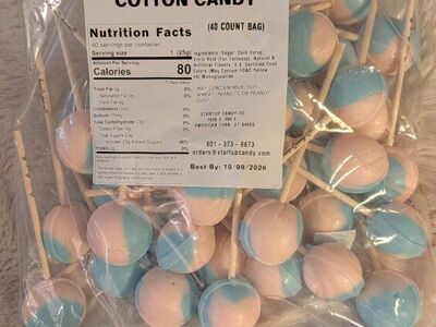 40 count bags Startup Jumbo pop suckers $30 each o