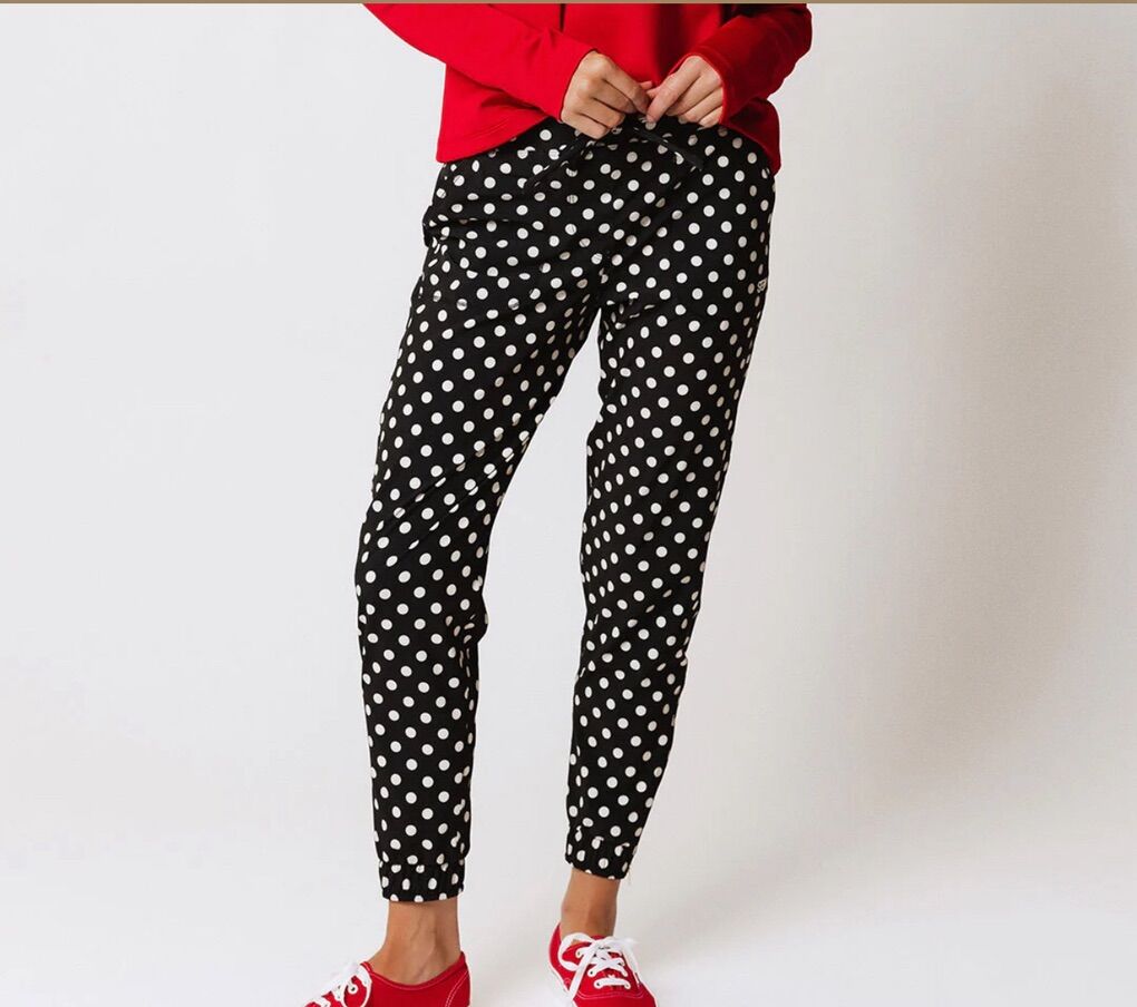 NEW Albion BLACK POLKA DOT JETSETTERS