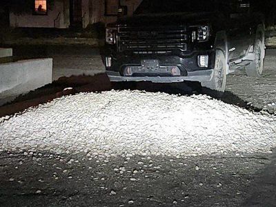 Large Pile of Rock, Two Truck Loads.