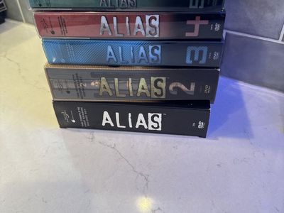 Alias Complete Series DVD Set Seasons 1-5, Action-Packed Spy Thriller TV Show