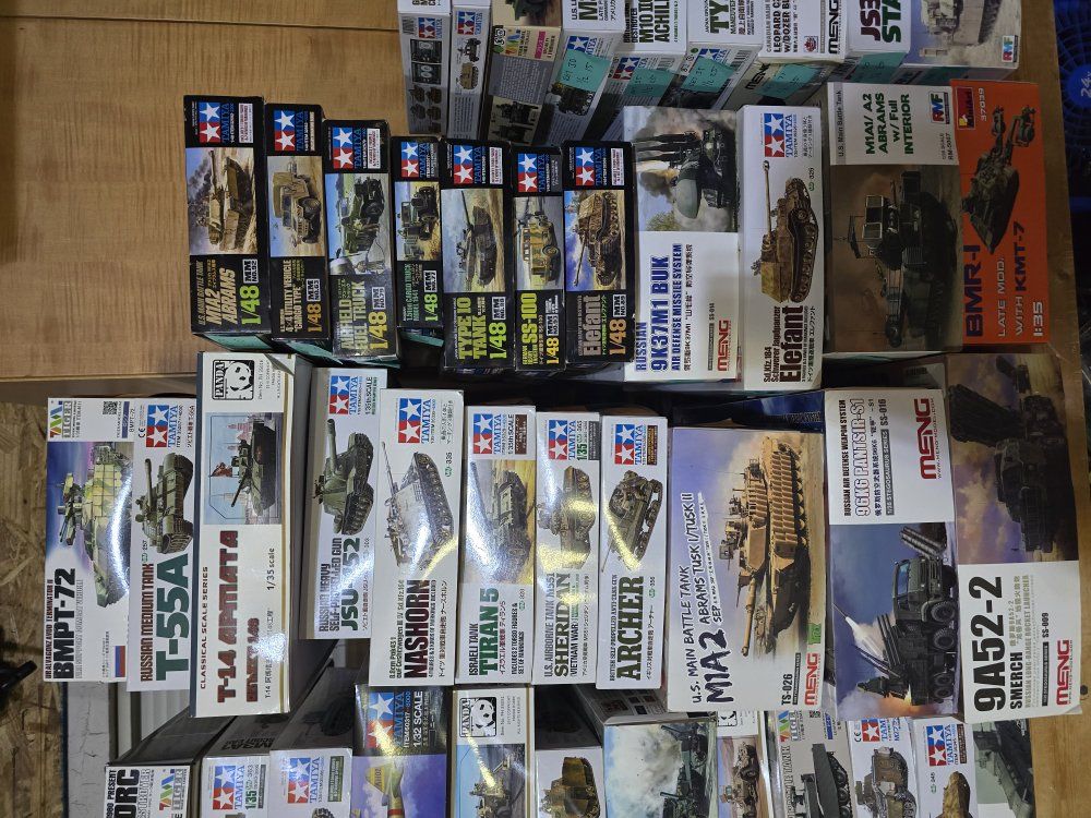 military models $5 to $30 each