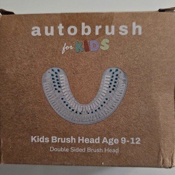 Autobrush for Kids Brush Head Age 9-12 Double Sided GumDefend Bristles Blue Fade Indicator