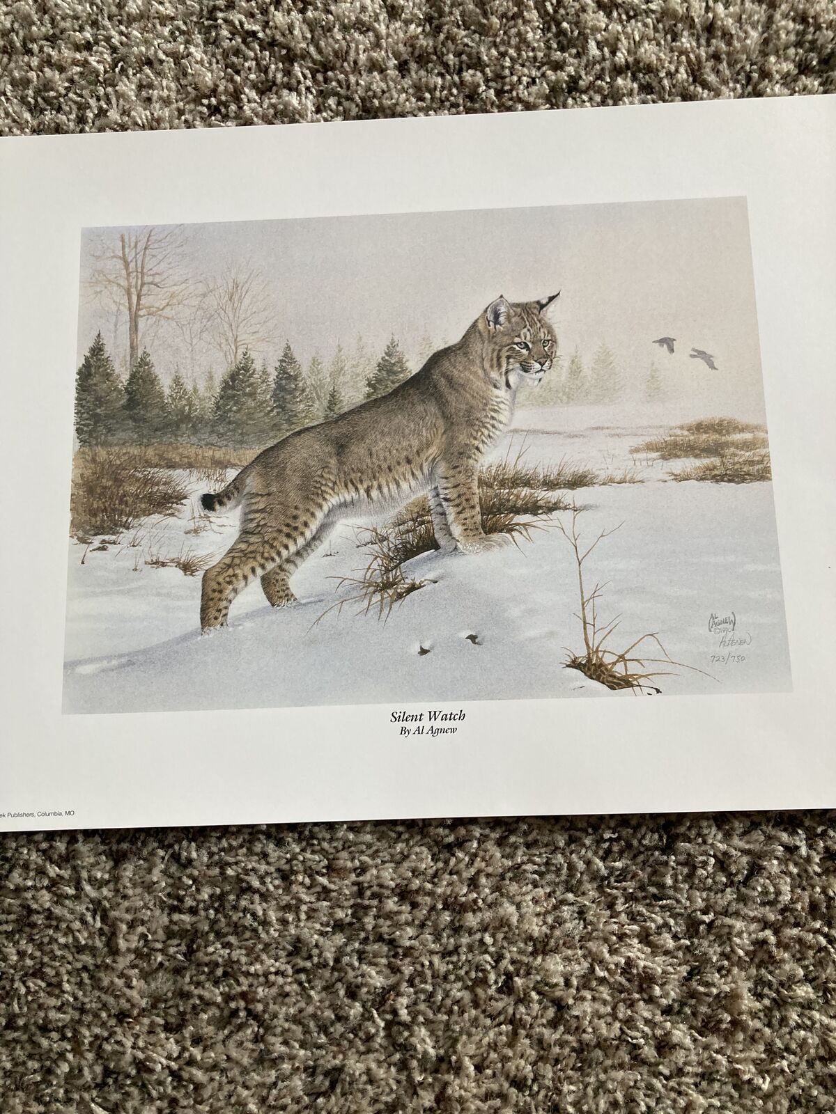 "Silent Watch" Al Agnew Limited Edition-Numbered 17x14