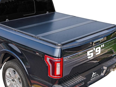 Hard Folding Truck Bed Cover Compatible with Chevy Silverado & GMC Sierra 1500(2007-2026)