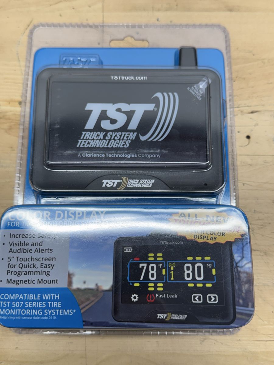 TST tire pressure monitor system for trailers