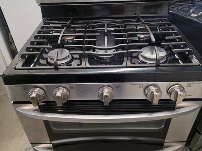 Lg double oven gas range