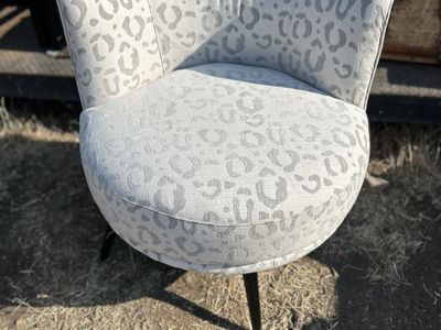 Leopard print chair