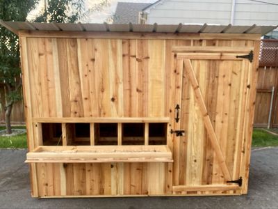New Solid Wood Walk In Chicken Coop