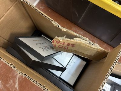 Lot of Various Small Picture Frames in Black
