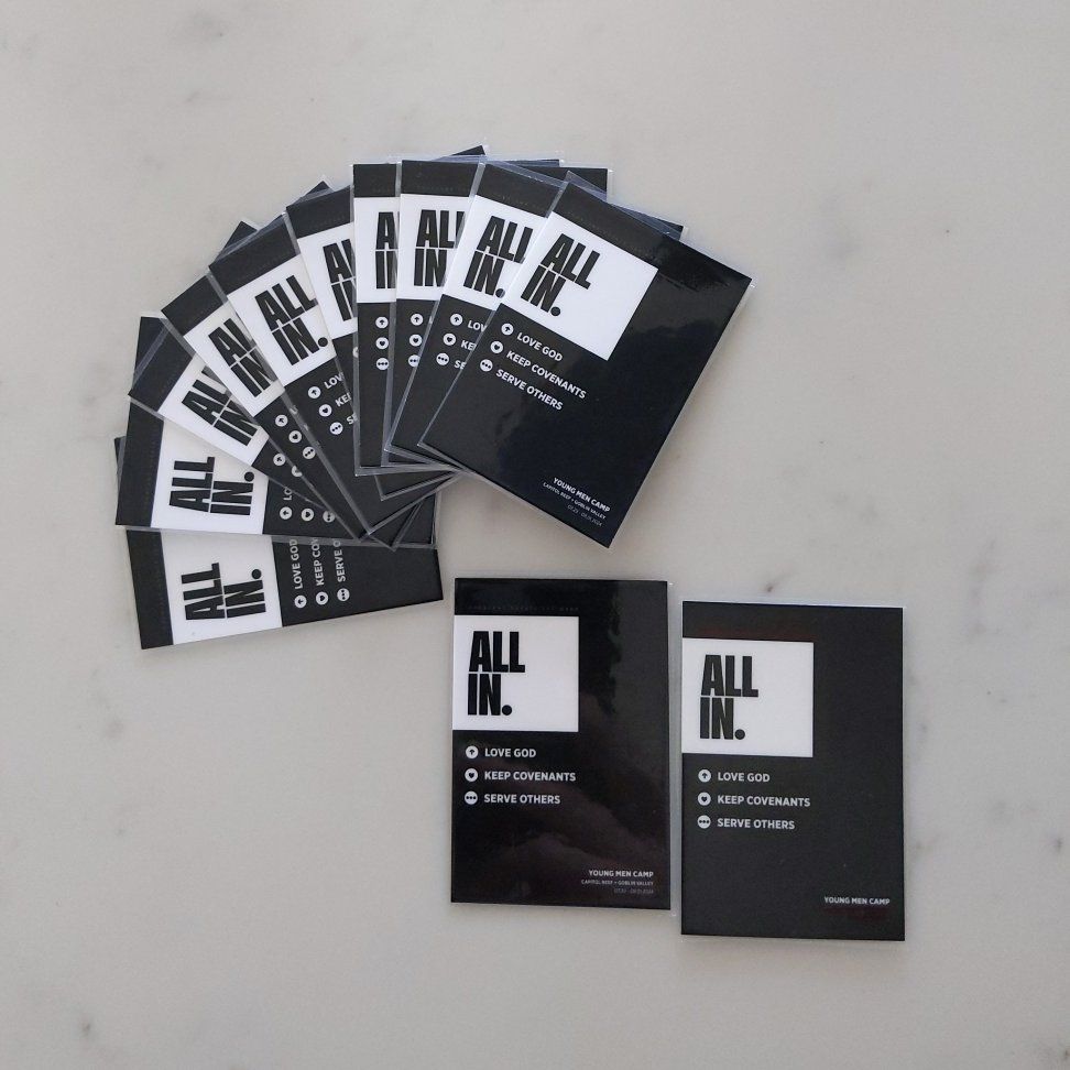 FREE Cards For YM Church Camp With Theme